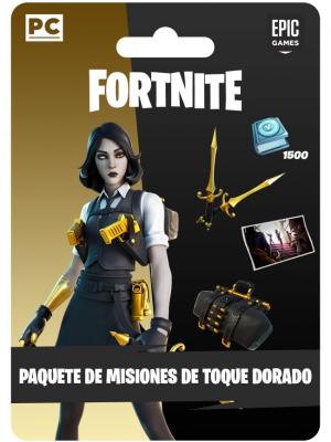 Fortnite Paquete de Misiones de Toque Dorado - PC